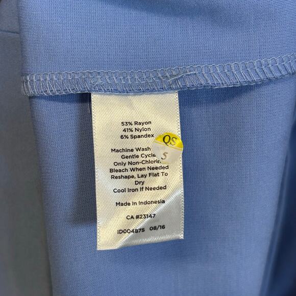 NWT Talbots Blue Sheath Plus Size 3/4 Sleeve Dress Women’s Size 20 W - Picture 7 of 9